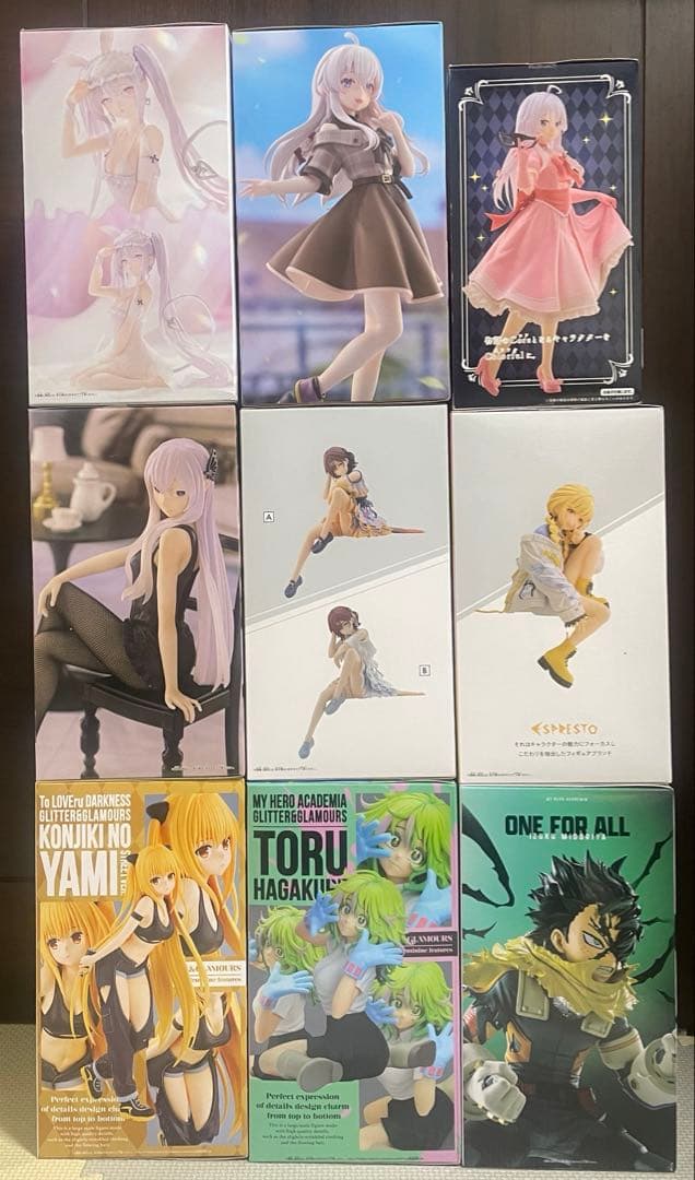 アニメフィギュアまとめ売り9個