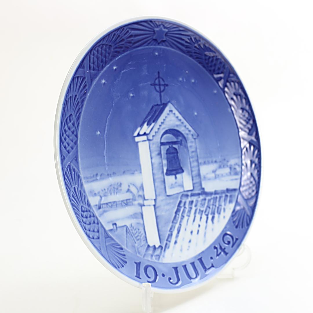 1942年「ベルフレーム」 イヤープレート ロイヤルコペンハーゲン