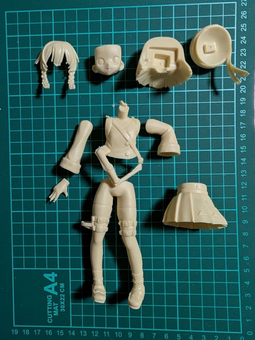 中古ガレージキット　択捉　艦隊これくしょん