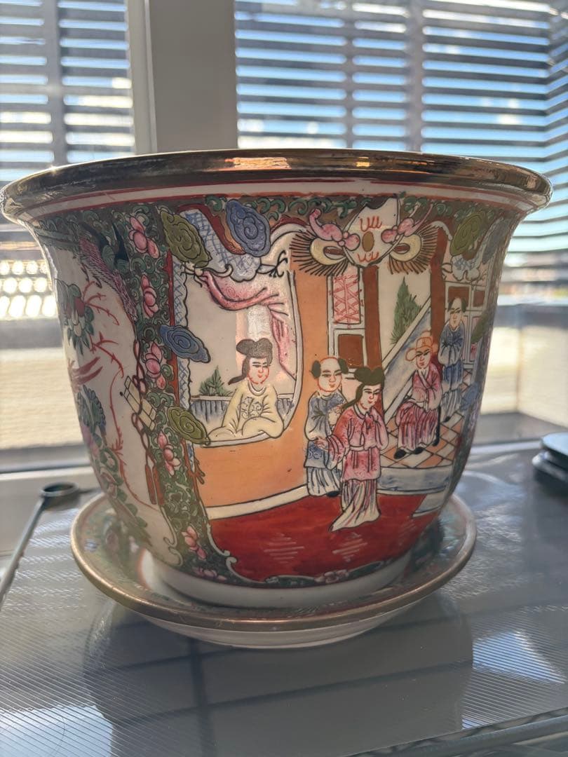 中国陶器鉢 陶磁器　不明