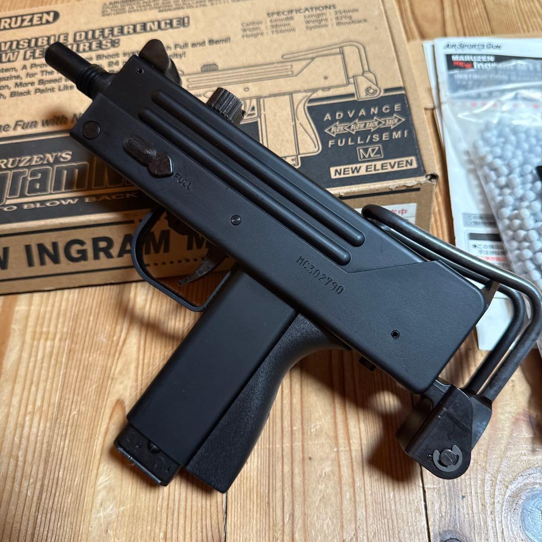 マルゼン ニュー イングラム M11 フルオート ブローバック ガスガン