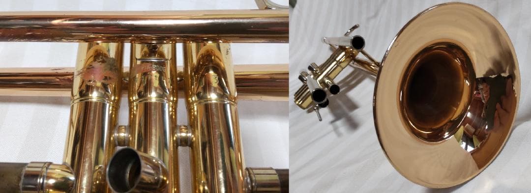 YAMAHA　トランペット美品ハードケース　YTR800G　ベルはゴールドブラス