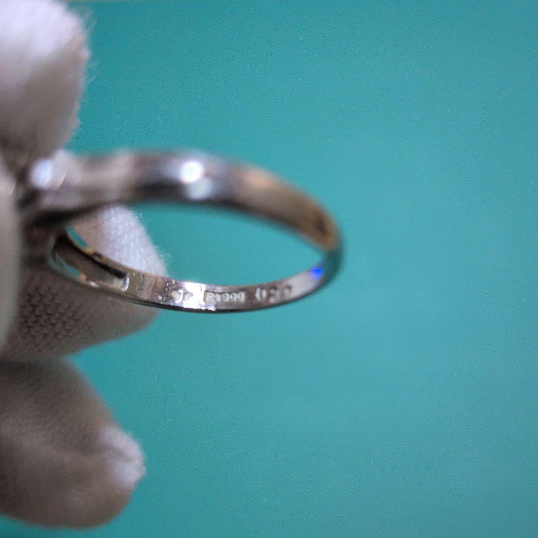 プラチナ　900　ダイヤ　リング　6号