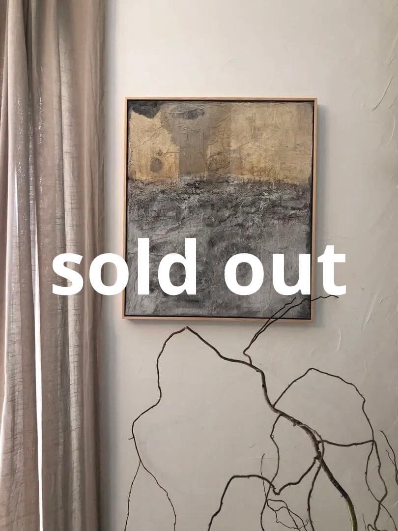 抽象画　F10 530×455 Acrylic on canvas原画