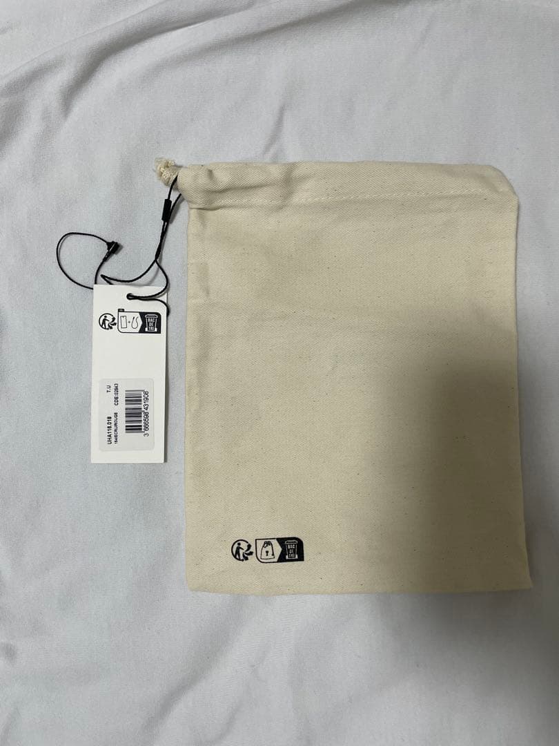 ami アミパリス ビーニーニット帽 ホワイト 新品タグ付き 巾着付き