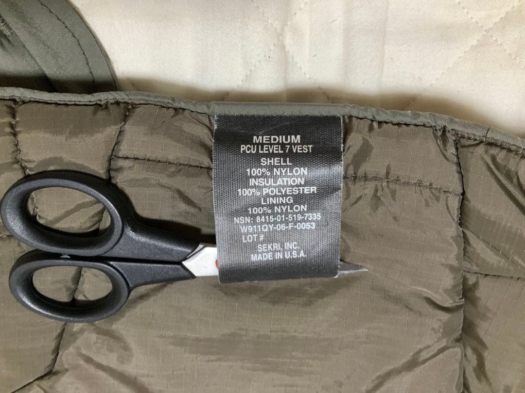 その他 SEKRI PCU LEVEL 7 VEST ALPHA GREY Medium