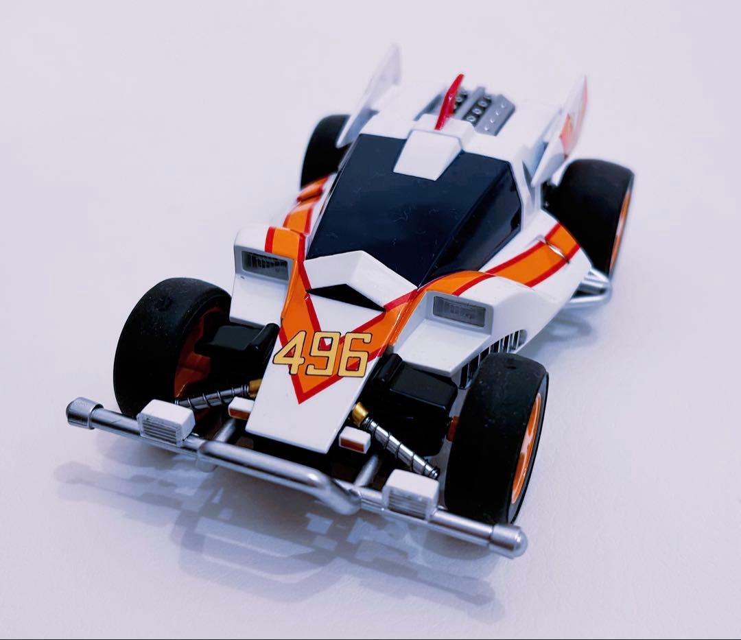 【 アニメ再現・全塗装】ボディ+シャーシ ダッシュ！四駆郎 スーパーエンペラー