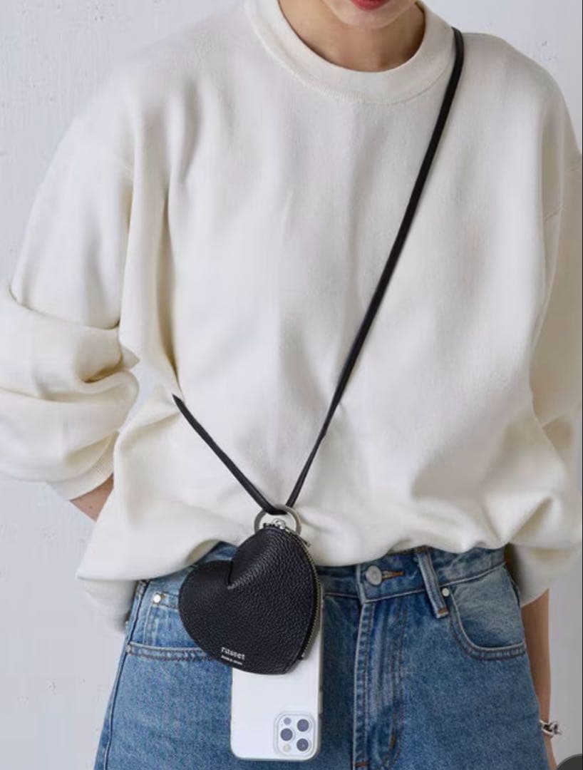 russet ラシット ハートチャーム ポーチ