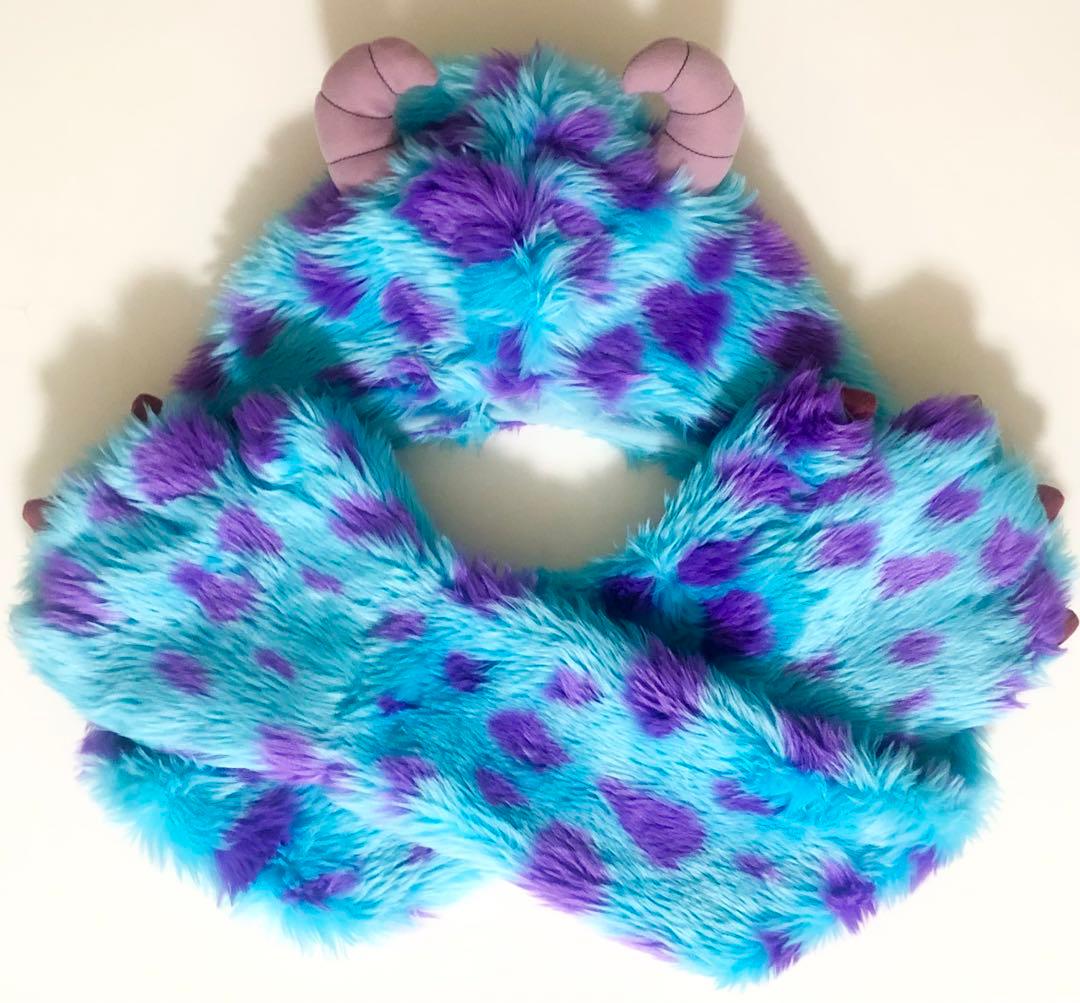 ディズニー　マフラー　キャップ　モンスターズインク　サリー