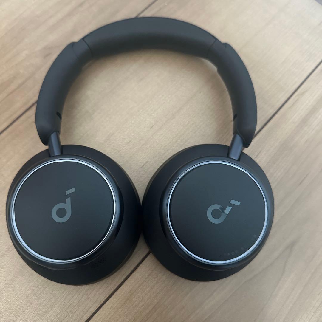 ANKER SPACE Q45 ワイヤレスヘッドホン ノイキャン BLACK