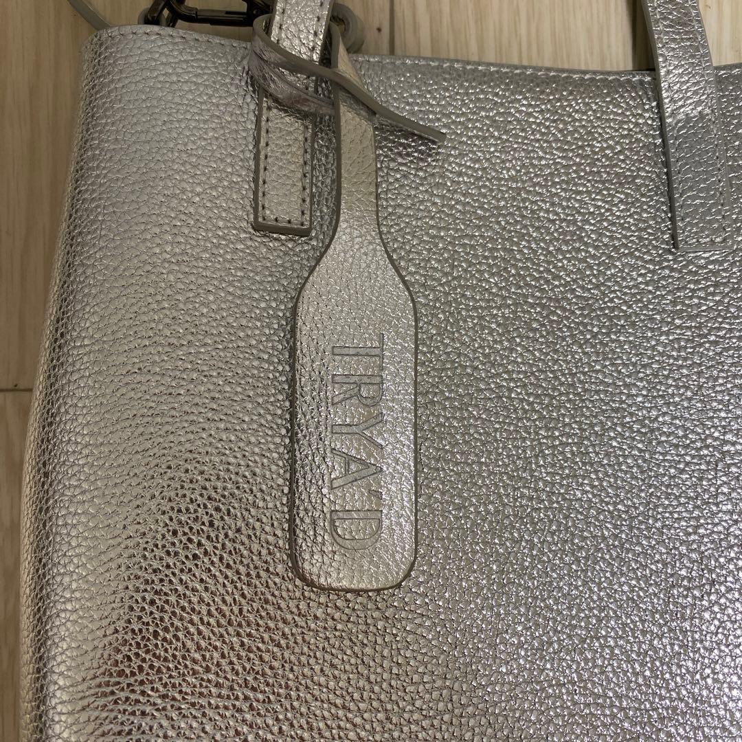 【TRIAD】シルバー バッグ レディース