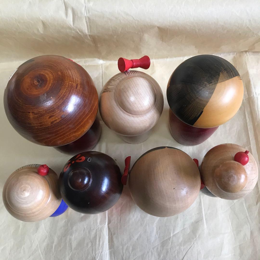 こけしセット民芸品　置物　日本　人形　伝統工芸品　インテリア こけし