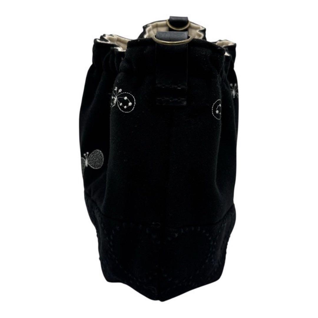 【R2】choucho×タンバリン ミナペルホネン生地 ショルダーバッグ　レザー