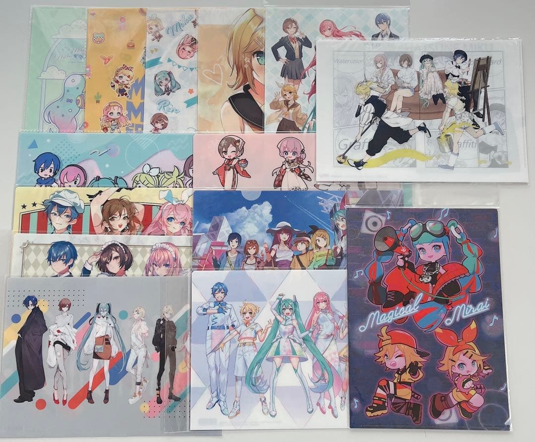 ピアプロ 初音ミク クリプトン クリアファイル 18枚 セット