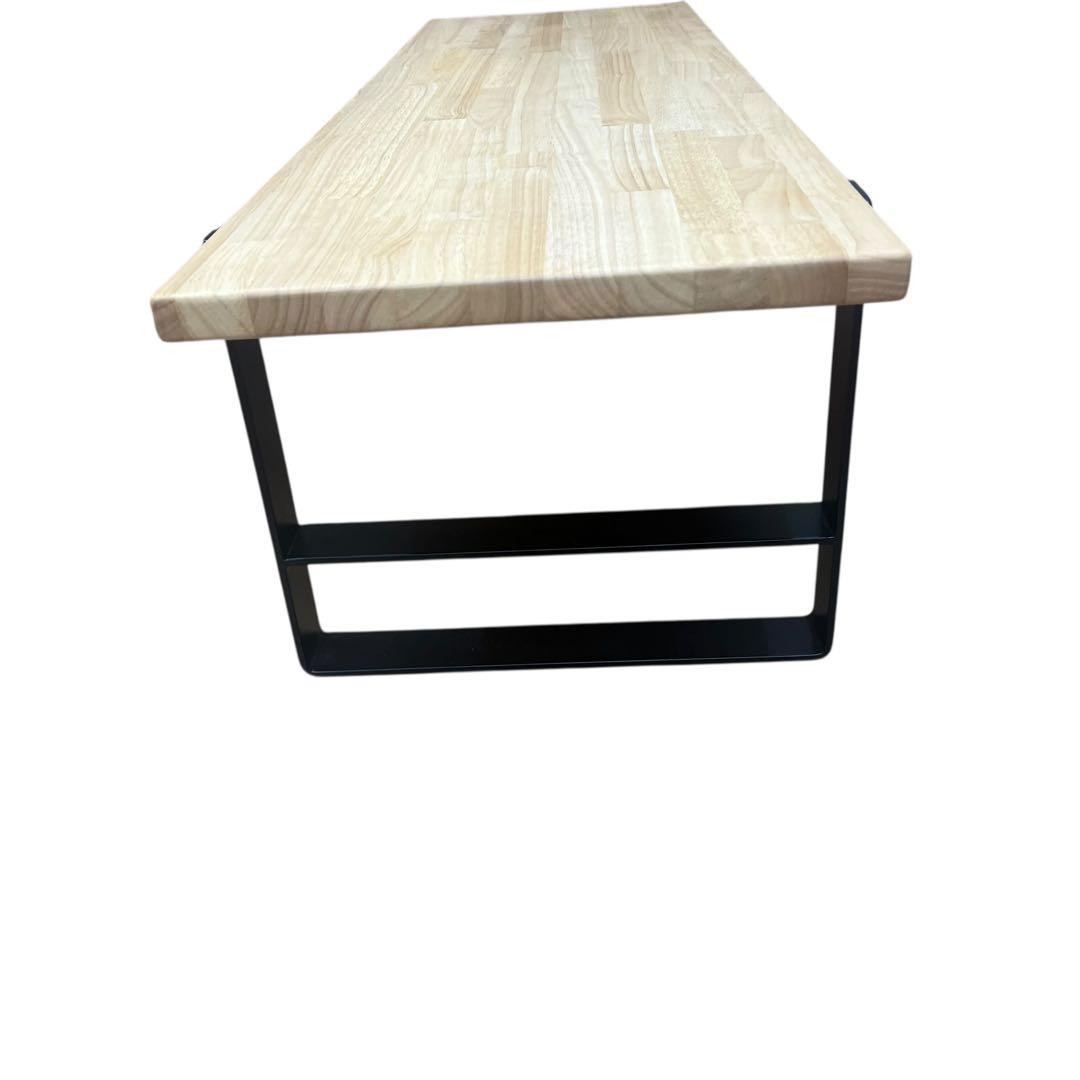 KANADEMONO ダイニングテーブル 120×40ラバーウッドナチュラル