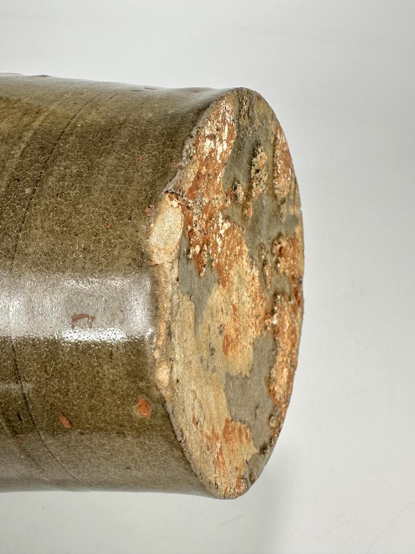 韓国美術　高麗～李朝時代　青磁　鉄絵唐草文　三獣頭壺　花瓶　時代物　古物