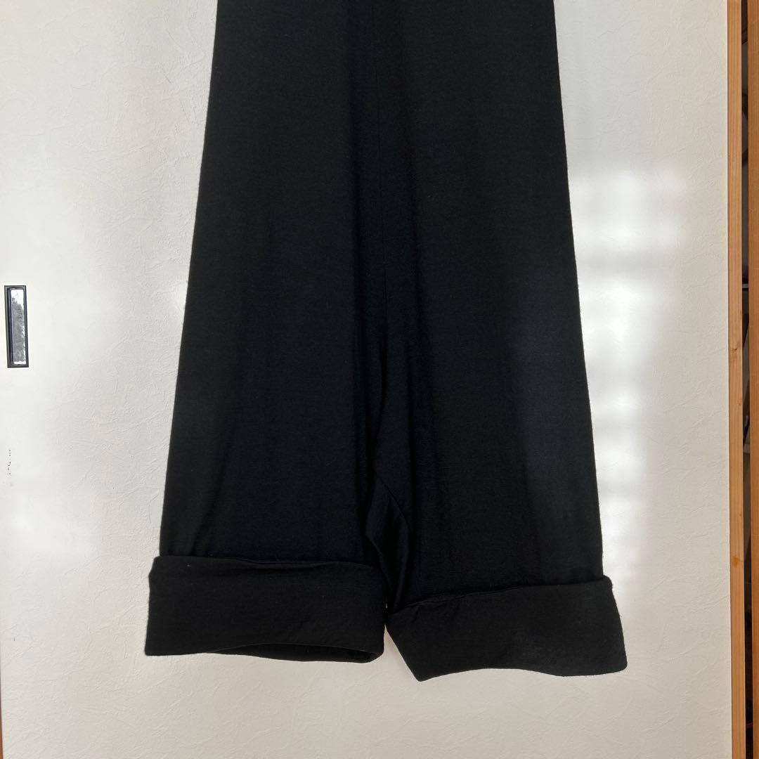 ジュンヤワタナベ　黒サルエルパンツ 伸縮性ウエスト