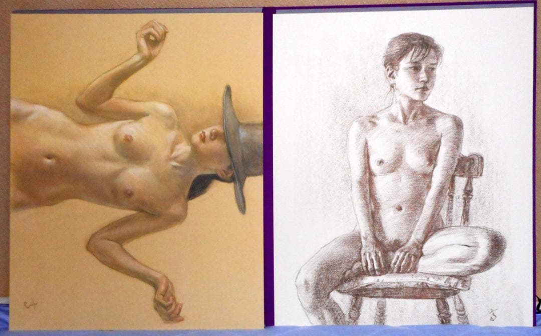 【値下】高塚省吾 素描集『女たち』（芸術新聞社）外箱付き 極美品 1993年初版