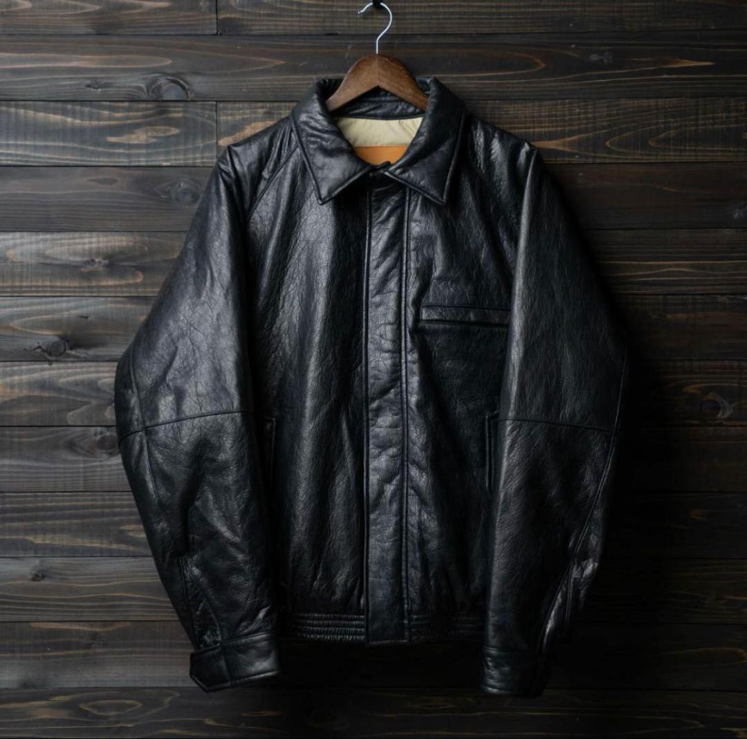 PABLO VINCI Leather down jacket パブロヴィンチ