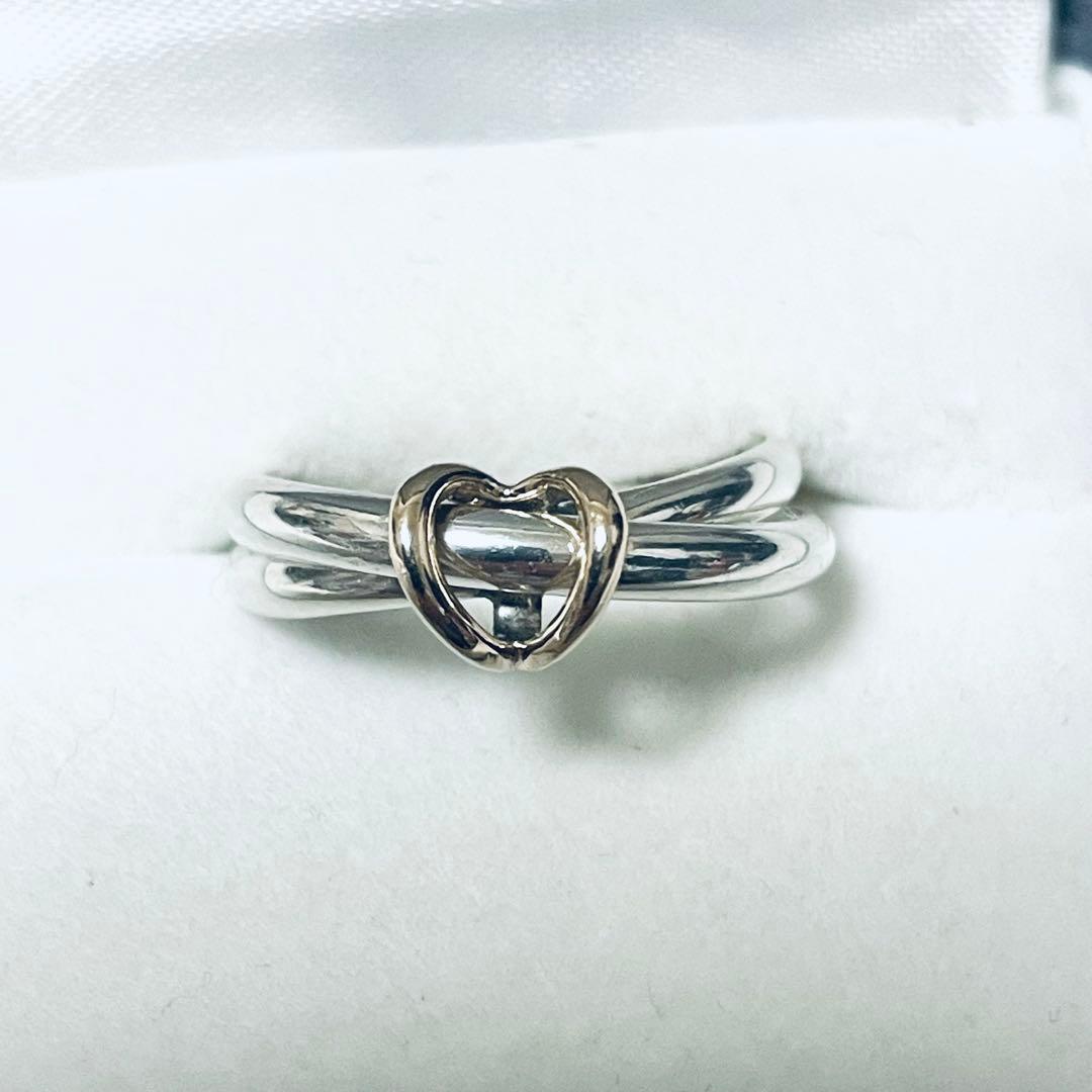 ami 4℃ シルバー&K10 二連リング