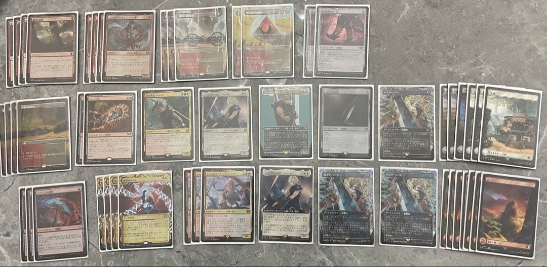 【バラ売り不可】クラウド・ライトニングデッキ　MTG 全て日本語