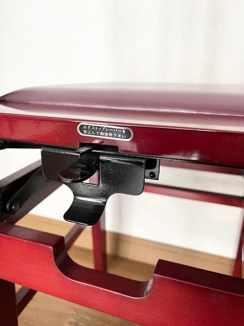 YAMAHA ヤマハ アップライトピアノ グランドピアノ 椅子 ワインレッド 赤