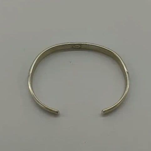 Navajo族 Bruce Morgan 14K×Sterling バングル