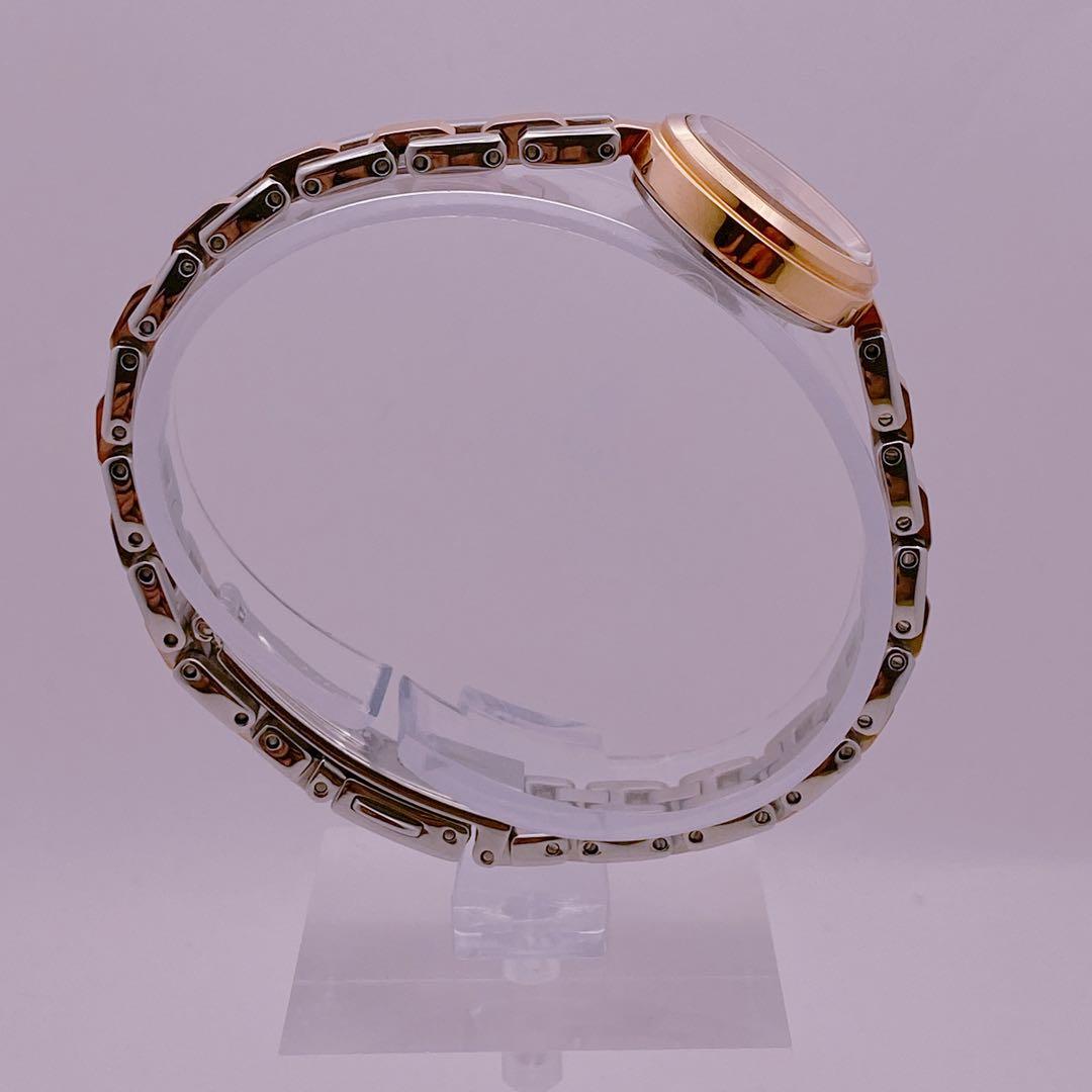 【ふたこ】アニエスベー マルチェロ 　クォーツ デイト　ピンクゴールド