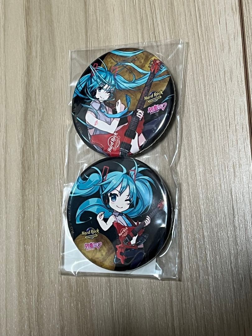 Hard Rock×初音ミクコラボ缶バッジセット