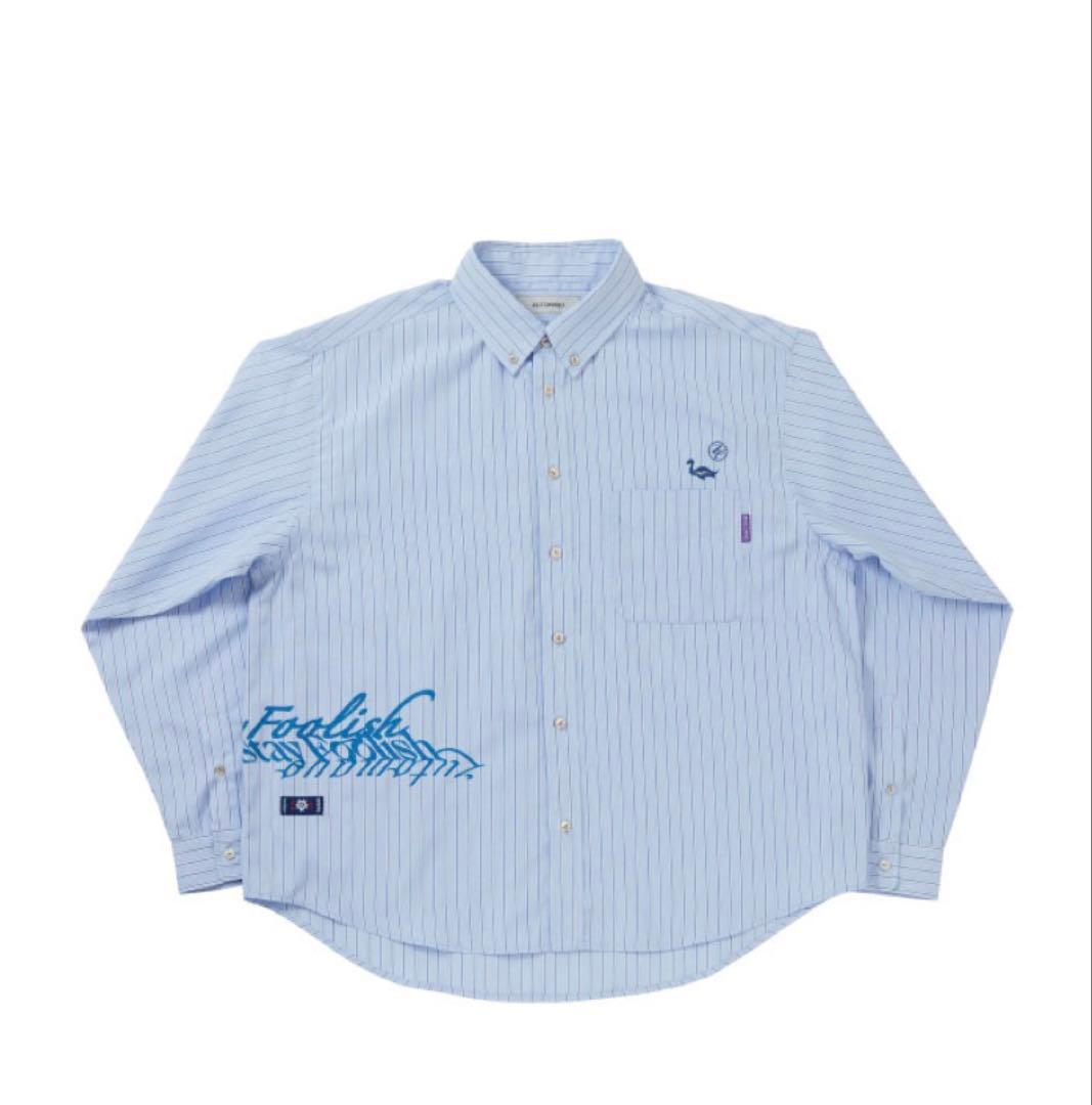 ずっと真夜中でいいのに。ストライプシャツLサイズ