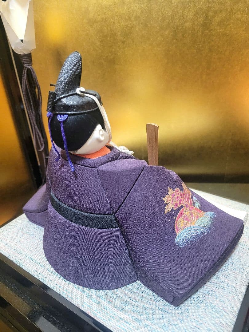 立派な雛人形　内裏雛　若草山　鈴木賢一作　東玉