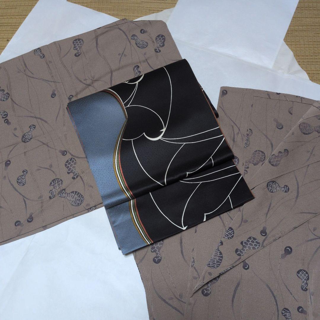 kiyoko　故山本寛斎作　大人浴衣　 秋の単衣セット　2点