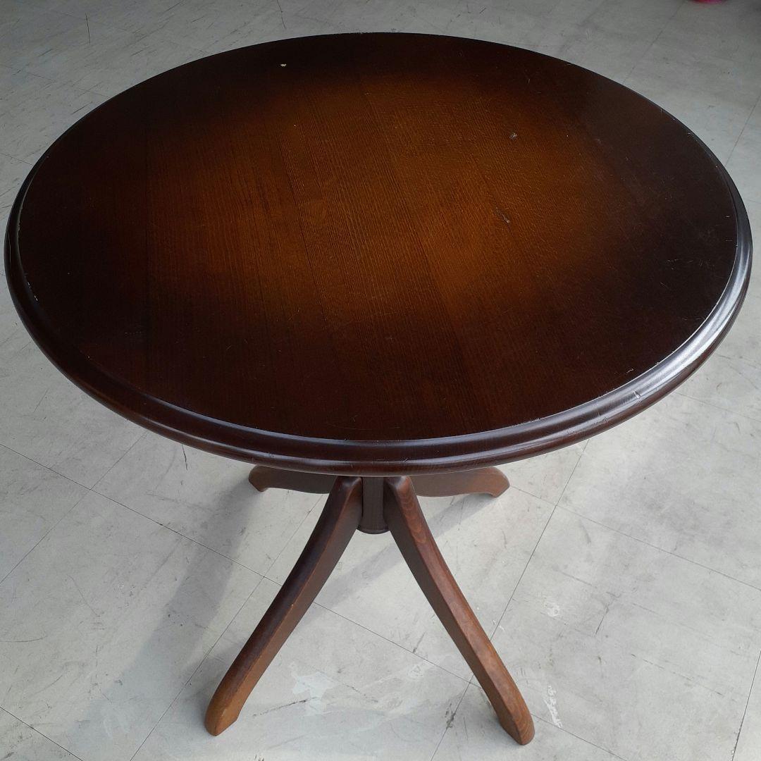 飛騨産業　直径60cm　丸テーブル ヴィンテージ