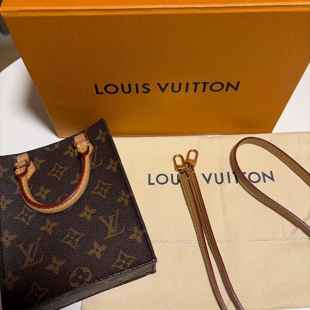 LOUIS VUITTON モノグラムショルダーバッグ サックプラ ミニ