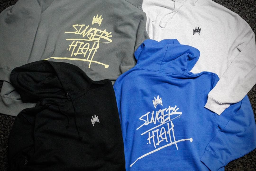 シンガーズハイ パーカー 受注販売 グレー