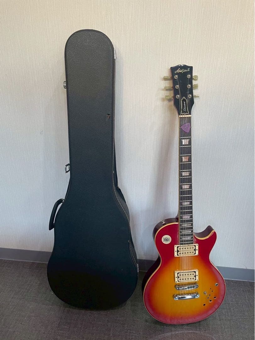 【希少】レスポール　Aria Pro Ⅱ エレキギター　ハードケース付