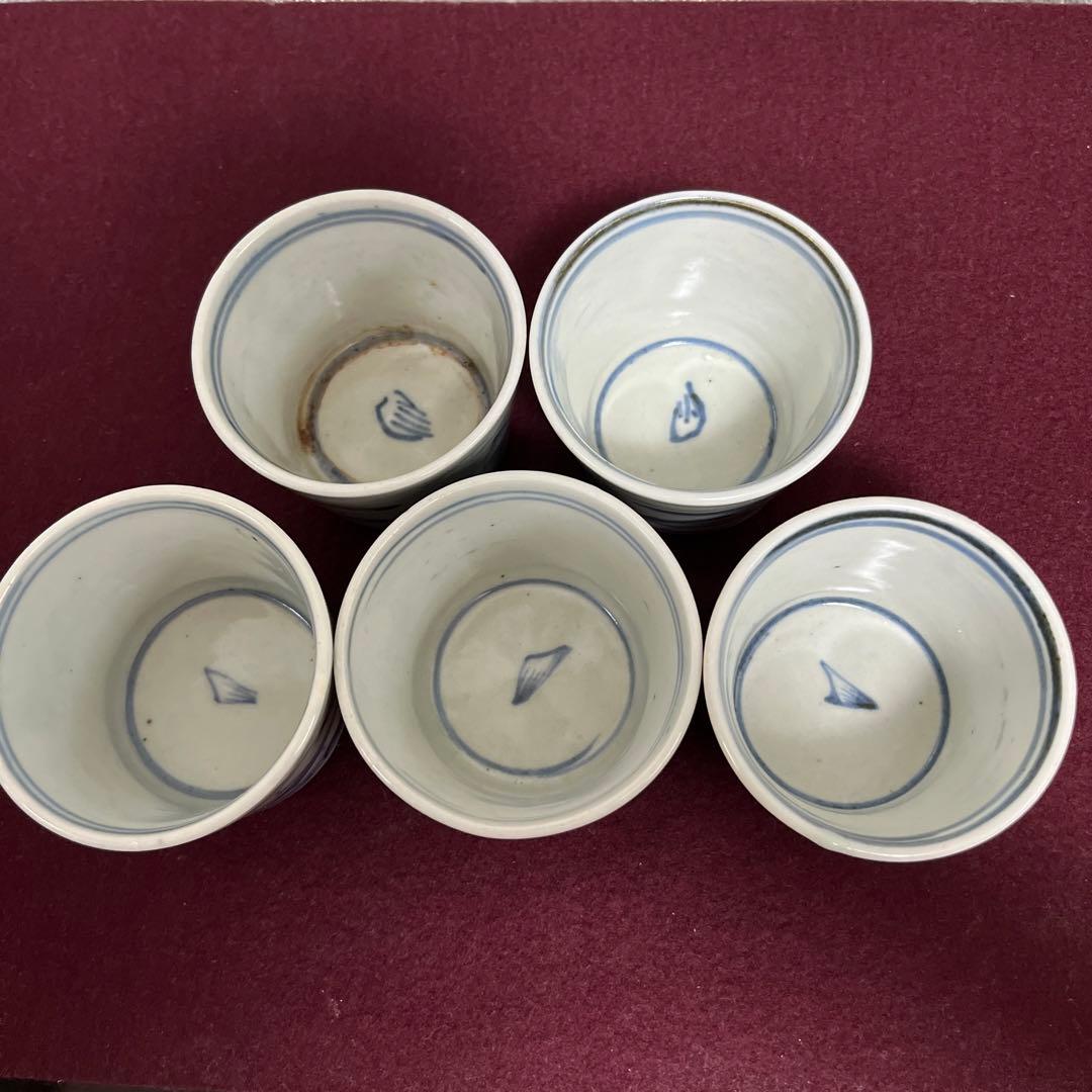 骨董　蕎麦猪口5客