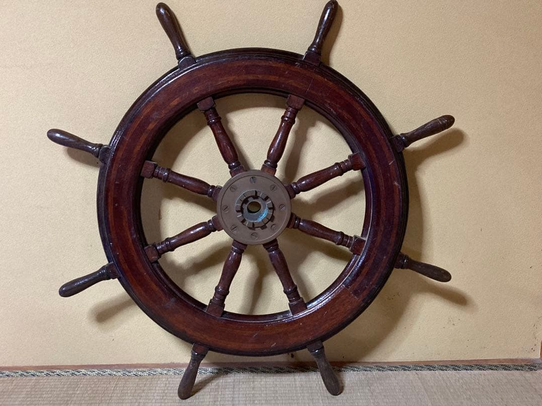 舵輪 ラット 船 船舶 No.1