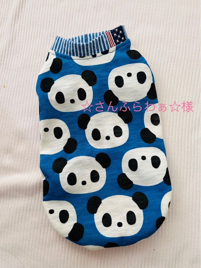 犬服ハンドメイド　タンクトップ(☆さんふらわぁ☆)
