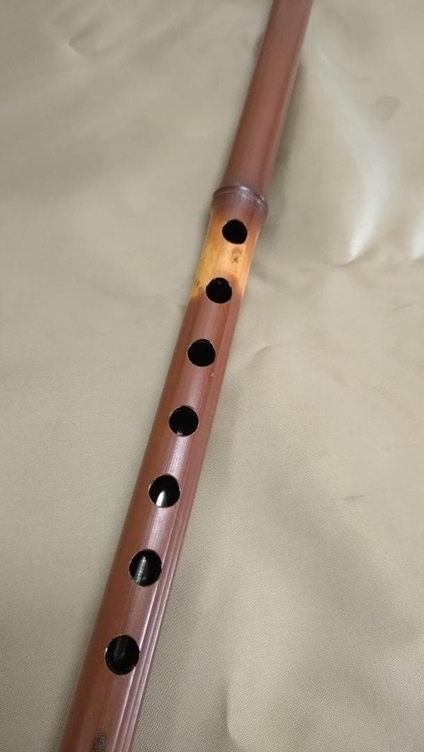 煤竹　真竹笛　古典調６本調子　篠笛