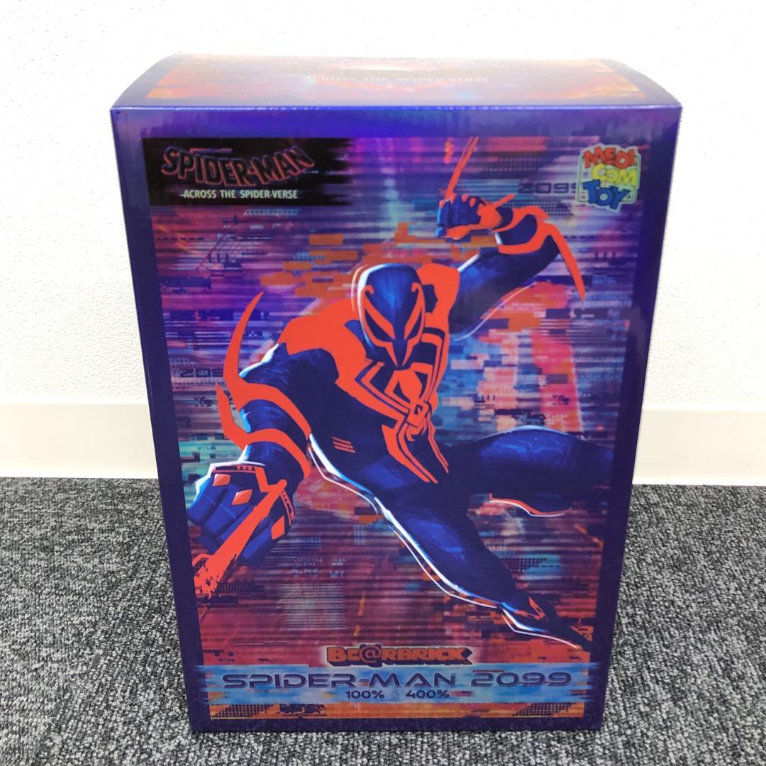 【新品未開封】BS052/ベアブリック/スパイダーマン2099/100%400%