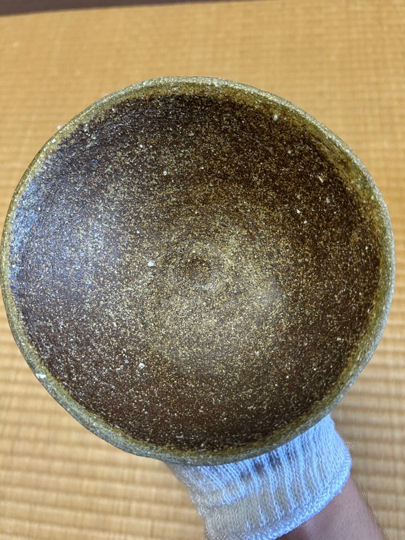 【灰かぶり茶碗 野沢洋子】 茶碗 茶道具 和食器 骨董 九谷焼 木箱 茶器 陶器