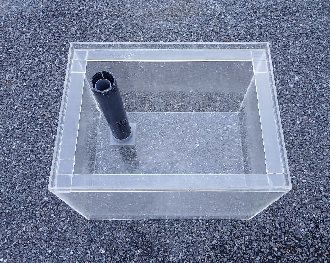 アクリル水槽 オーバーフロー水槽 600×450×450 ※水漏れなし