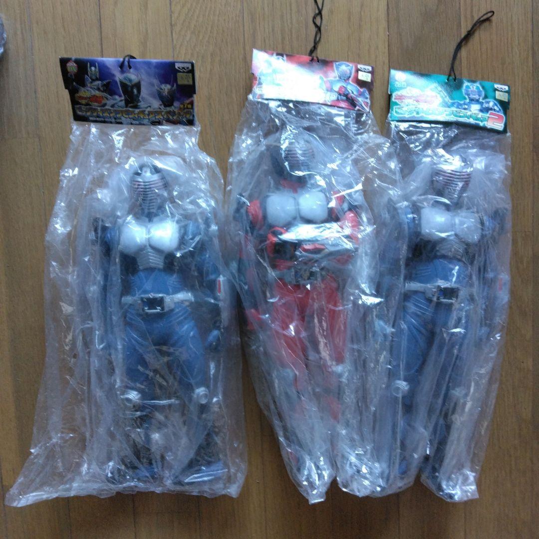 未開封仮面ライダー龍騎　ビッグサイズソフビフィギュア3点セットBANPRESTO