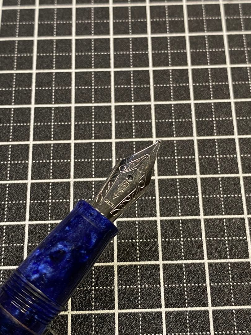 DELTA VINTAGE collection Blue 万年筆　字幅F