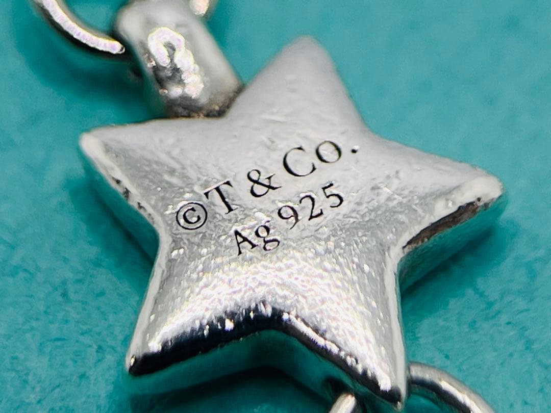 c747 美品　ティファニー×シュプリーム　パフ　スター　ブレスレット　925