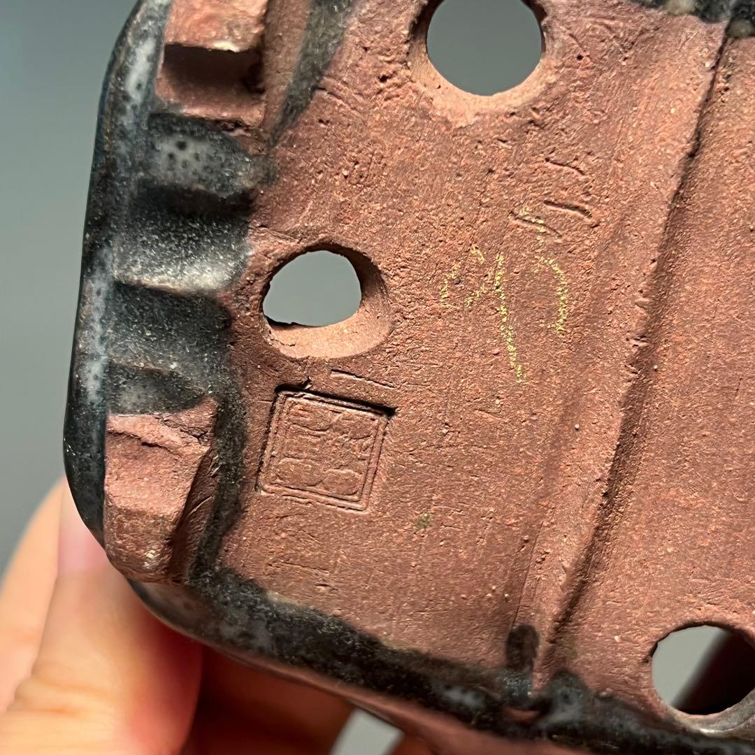 846.古鉢 盆栽鉢 植木鉢 山野草鉢 10*11.5*4.4cm