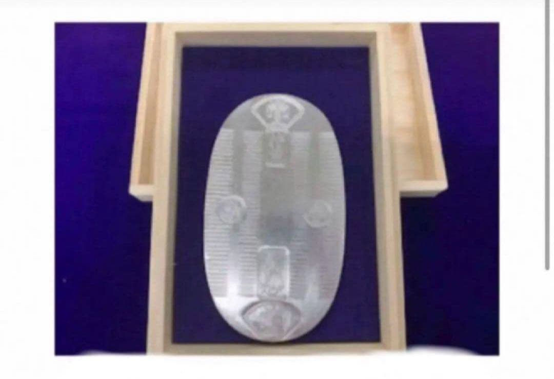 純銀小判　100g 高級桐箱付き