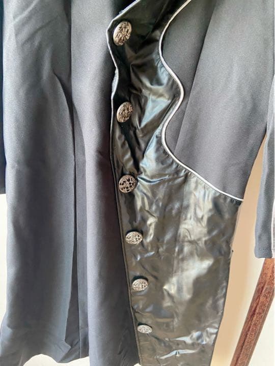 【美品】X JAPAN HIDE シルバーパイピング コスプレ衣装