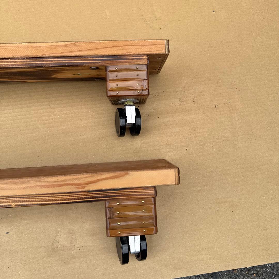 断捨離中　希少　梅里竹芸　シングルベット　竹製　【A-94】